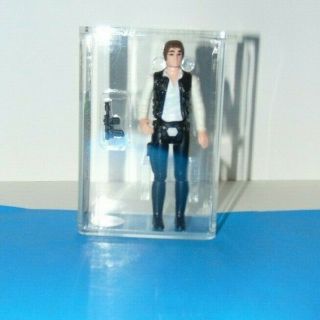 Vintage Star Wars Action Figure: Han Solo (small Head) Afa 85,  Kenner 1977