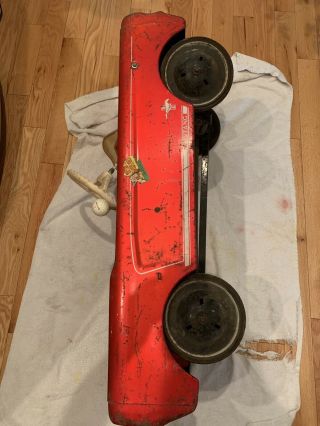 Vintage 1964 AMF ALL Junior MUSTANG 535 Pedal Car Rare 9