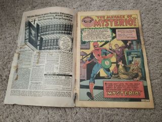 Spiderman 13 MARVEL Comic 1964 1st App.  MYSTERIO Silver Age Vintage 2