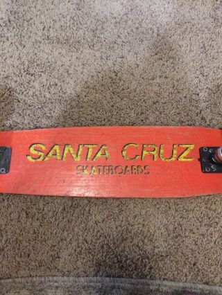 1970’s Santa Cruz Fiberglass skateboard  2
