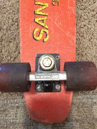 1970’s Santa Cruz Fiberglass skateboard  5