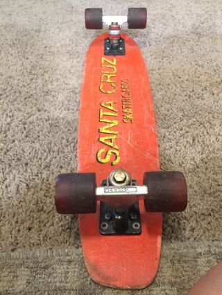 1970’s Santa Cruz Fiberglass skateboard  7