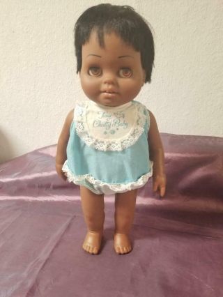 Mattel African American Tiny Chatty Baby Blue Dress Does Not Work