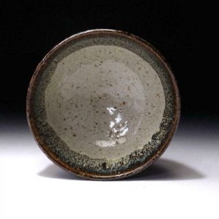 WK5: Vintage Japanese Pottery Tea Bowl,  Karatsu Ware,  Artistic glazes 6