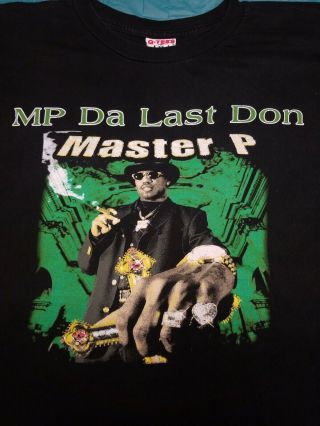 Vintage Master P Shirt Rap Tee Da Last Don No Limit Records Graphic 2xl Promo