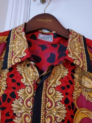 Vintage Gianni Versace silk shirt 10