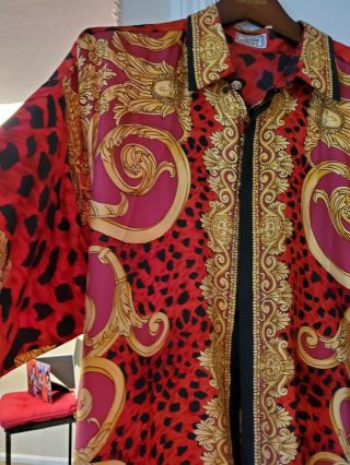 Vintage Gianni Versace silk shirt 11