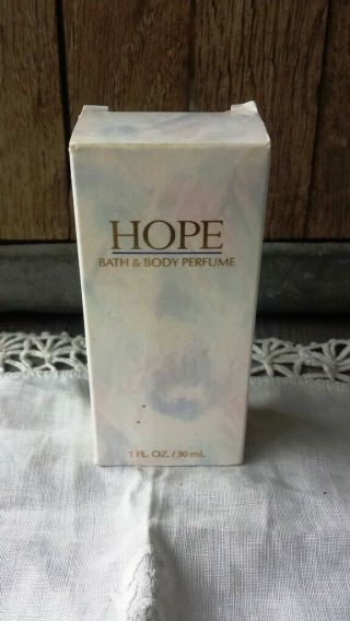 Hope By Frances Denney - 30 Ml Bath And Body Perfume - Vintage - Rare