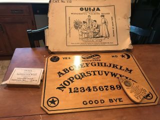 1919 Antique Vintage William Fuld Ouija Board - Great Shape