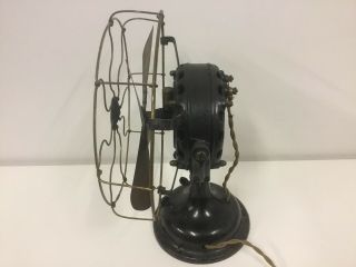 Antique Electric Fan GE Pancake Motor Last Patent Date 1901 Well 2