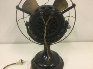 Antique Electric Fan GE Pancake Motor Last Patent Date 1901 Well 3