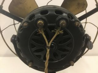 Antique Electric Fan GE Pancake Motor Last Patent Date 1901 Well 4