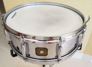 Vintage Gretsch Chrome Over Brass Model 4160 Snare Drum