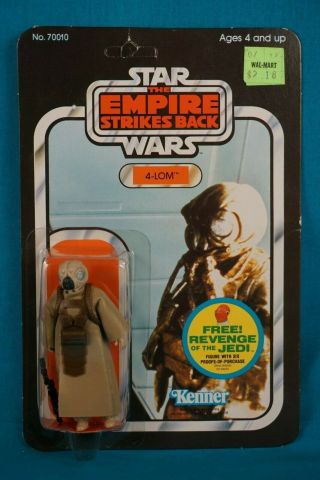 Star Wars Esb 4 - Lom With Sticker Offer 48 Back - Vintage Moc Carded
