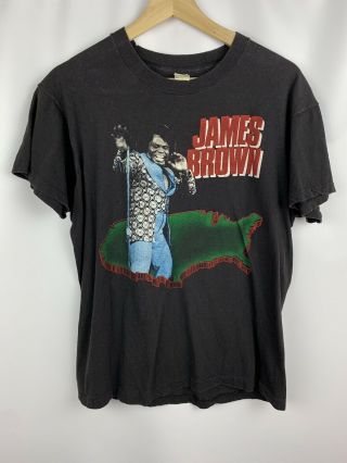 Vintage 1986 James Brown Tour Tee Rare
