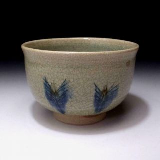 MO3: Japanese Pottery Tea bowl,  Seto ware by 1st class potter,  Bizan Terada 2