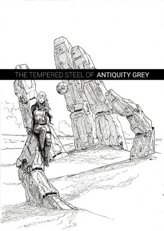 A Signed Galley Of The Tempered Steel Of Antiquity Grey By Shawn Speakman