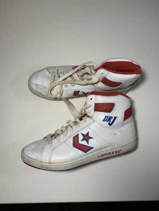 Converse Dr.  J 10.  5 Vintage 70s 80s Basketball Nba 76ers Chuck