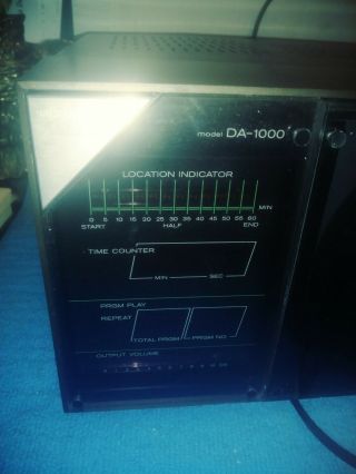 Hitachi DA - 1000 CD Player - Vintage First Generation Unit in 3