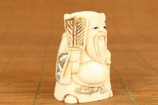 rare old hand carving elder buddha statue figure hand piece table decoration 5