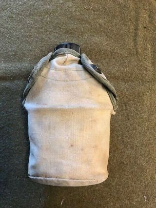 Ww2 Usmc 2nd Pattern Canteen Cover With Canteen 1