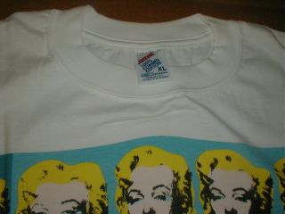 Andy Warhol Marilyn Monroe XL t - shirt stock Made in USA 1996 NOS 3