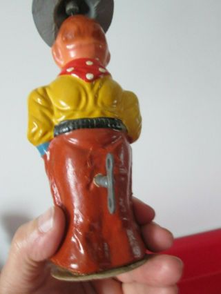 VINTAGE - 1940 - 50 - US ZONE GERMANY - WIND UP - COMPOSITION COWBOY - 3