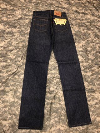Vintage Levi’s 501 Jeans Indigo 28x36,  1980’s Old Stock 1987
