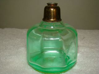 MARY GREGORY PERFUME ATOMIZER IN URANIUM GLASS 4