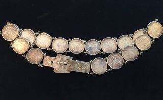 Antique Silver Dollar Belt 2