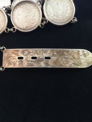 Antique Silver Dollar Belt 3