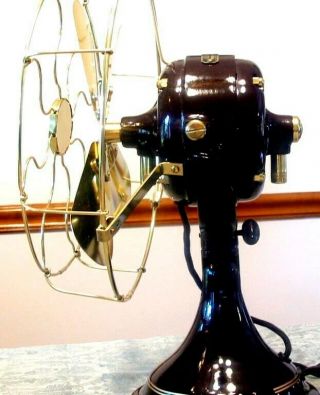 Antique Electric Fan brass blade 12 