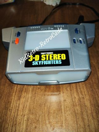T/tronic 3d Stereo Sky Fighters Vintage Handheld 80s Retro Game Collectable Gem