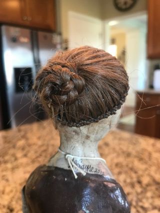 Nicol Sayre Doll on Antique Wooden Hat Mold 5