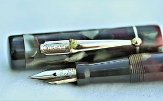 Vintage SWAN Lever Less - Fountain Pen - Restored - C1935 - GF Trim 2