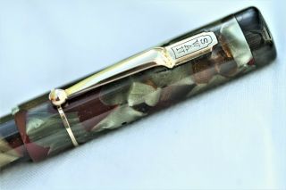 Vintage SWAN Lever Less - Fountain Pen - Restored - C1935 - GF Trim 7