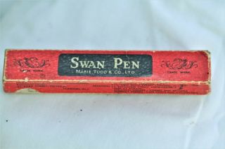 Vintage SWAN Lever Less - Fountain Pen - Restored - C1935 - GF Trim 8