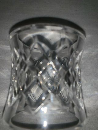 Vintage Waterford COMERAGH Crystal,  Set of 6 Round Napkin Rings,  Marked,  Cut 5