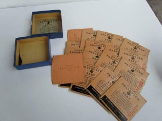 Vintage Hastings & Co Palladium Leaf Gilding Leaves Box 17 25 P Envelopes