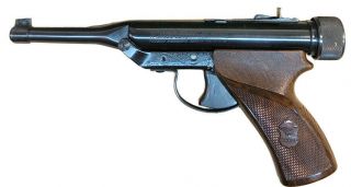 Vintage,  Hy Score,  Air Pellet Pistol Gun.  177 Cal,  Made In Usa,  Rifled Barrel