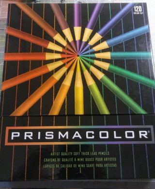 Prismacolor Berol Colored Pencils 120 Set Made In Usa Vintage Artist Grade