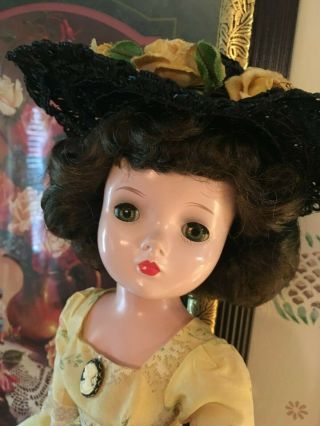 Vintage Madame Alexander Cissy Doll 20 " 1950s Brunette