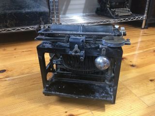 RARE Jewett No.  1 Typewriter Antique 4