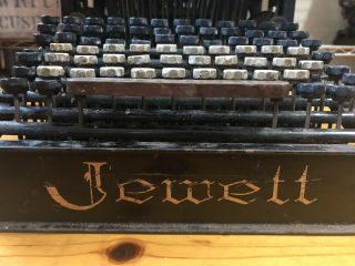 RARE Jewett No.  1 Typewriter Antique 6