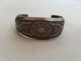 Vintage Howard Sterling Cuff Bracelet Native American Fine Jewelry Accessory