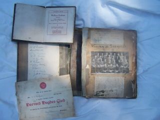 Vtg Harvard University Scrapbook 1909 - 1912,  Large Book,  Full