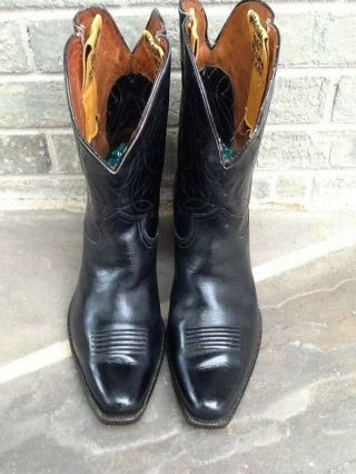 Vintage Nocona Pee Wee Cloth Pull Cowboy Boots Size 9d