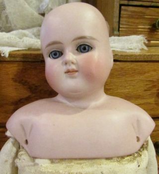 Antique 20 " German Closed Mouth Bisque Abg Lady Doll,  Perfect