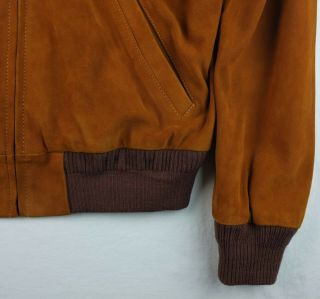 LVC LEVI ' S VINTAGE CLOTHING,  1960 ' s Suede Bomber Jacket,  Size M,  Made in Italy 2