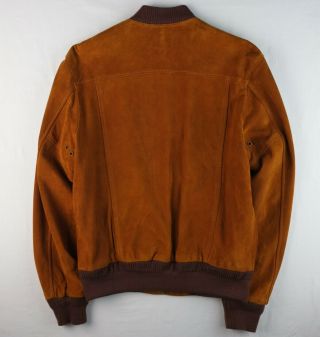 LVC LEVI ' S VINTAGE CLOTHING,  1960 ' s Suede Bomber Jacket,  Size M,  Made in Italy 4